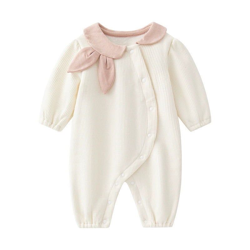 Hundred Days Banquet Super Cute Princess Winter Baby Jumpsuit