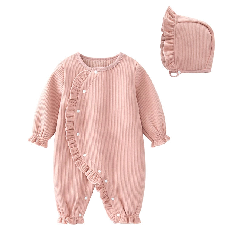 Hundred Days Banquet Super Cute Princess Winter Baby Jumpsuit