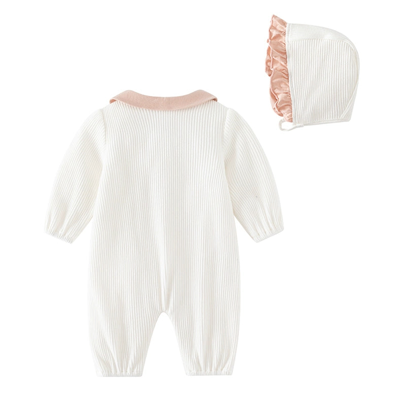 Hundred Days Banquet Super Cute Princess Winter Baby Jumpsuit