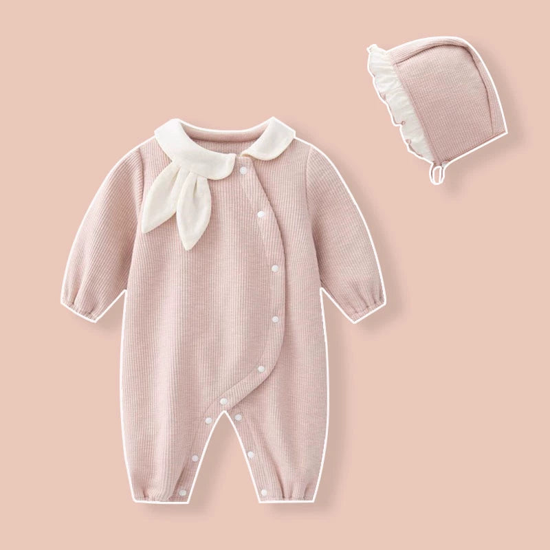 Hundred Days Banquet Super Cute Princess Winter Baby Jumpsuit