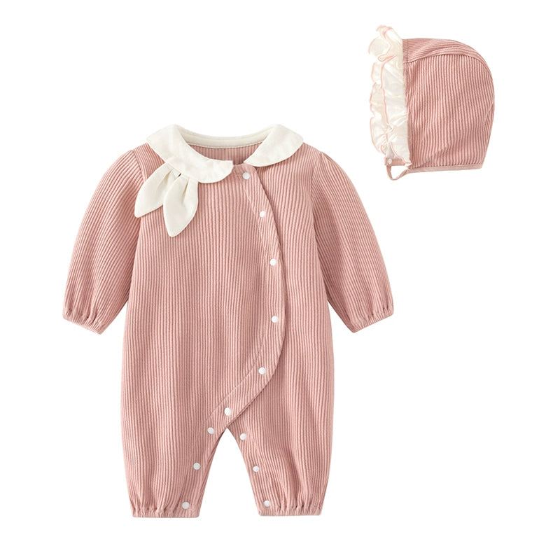 Hundred Days Banquet Super Cute Princess Winter Baby Jumpsuit